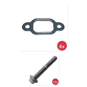 Kit Junta Parafuso Coletor Escape Cummins 1119 1317 1317E e Outros