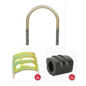 Kit Grampo Suporte Chapa Capa Bucha Estabilizadora VW 690 7110 e Outros