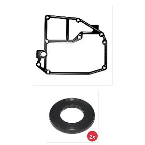 Kit Junta Radiador Óleo Anel Vedação Motor VW 10160 11180 13180 e Outros