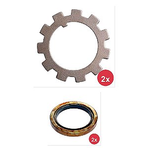 Kit Trava Aranha Cubo Retentor Roda Traseiro VW F350 F4000 e Outros