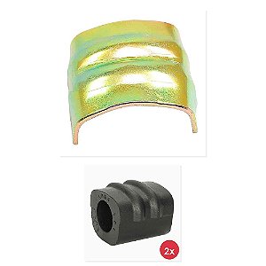 Kit Capa Bucha Estabilizadora Dianteiro VW 690 7110 8.150 e Outros