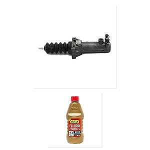 Kit Cilindro Auxiliar Embreagem Fluido Freio DOT4 VW Constellation 3762 e Outros