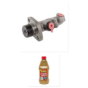 Kit Cilindro Mestre Embreagem Fluido Freio DOT4 Mercedes 1113 1114 1117 e Outros