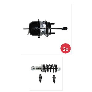 Kit Cuicao Mola Fixa Tensor Freio VW 1119 1317 1317E e Outros