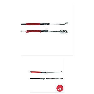 Kit Cabo Freio Mao Dianteiro Traseiro None F1/4000 F100/1000 e Outros