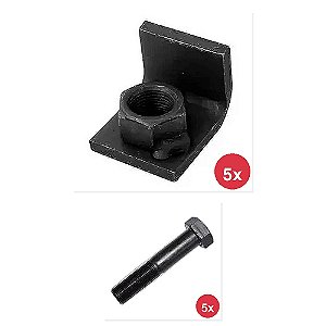 Kit Porca Ponta Tirante Parafuso Bucha VW 2422 2425 2622 e Outros