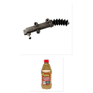 Kit Cilindro Auxiliar Embreagem Fluido Freio DOT4 VW 12140T 13150 e Outros