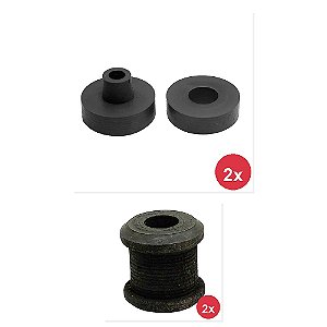 Kit Bucha Amortecedor Dianteiro Traseiro F1000 F4000 Ranger e Outros