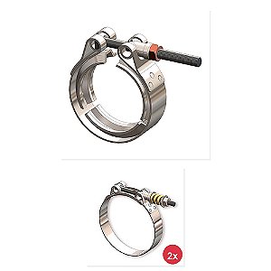 Kit Abraçadeira Tipo Turbina Tucho None F350 F4000 e Outros