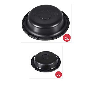 Kit Diafragma Freio 6 7 Polegadas Fundo Tipo 16 24 e Outros