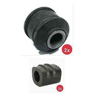 Kit Bucha Ponta Estabilizadora Dianteiro VW 8160 9160 6.90 e Outros