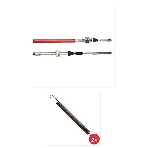 Kit Cabo Acelerador Mola VW Cargo 14220 16220 e Outros