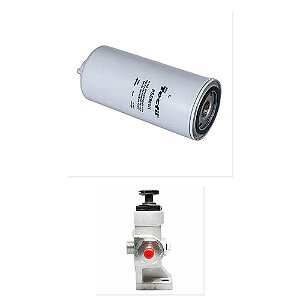 Kit Filtro Racor Cabecote Combustível Mercedes 12170 1317 13170 e Outros