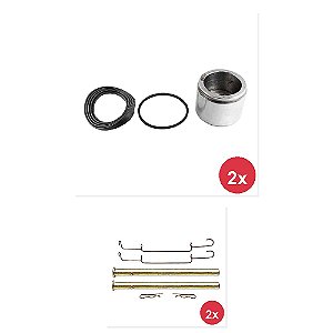 Kit Pistão Pinca Freio Jogo Trava Pastilha None F4000 0021 1986 e Outros