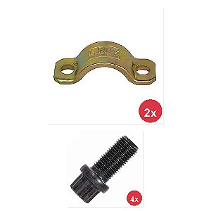 Kit Abraçadeira Fixação Parafuso Cruzeta 12140 12170 13150 e Outros