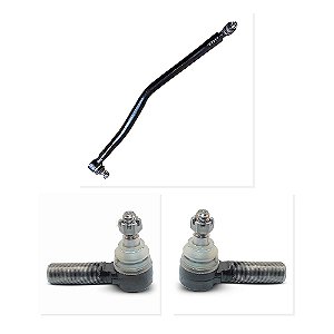 Kit Barra Direção Lateral Terminal Esquerdo Direito VW 10160 10622 e Outros