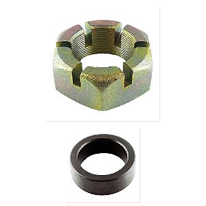 Kit Porca Manga Eixo Arruela Ford 11000 12140 13170 e Outros