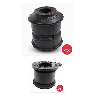Kit Bucha Estabilizadora Dianteiro Traseiro VW 10160 1985 e Outros