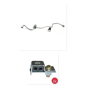 Kit Tubo Suprimento Combustível Abraçadeira Mercedes 10127 13190 15190 e Outros