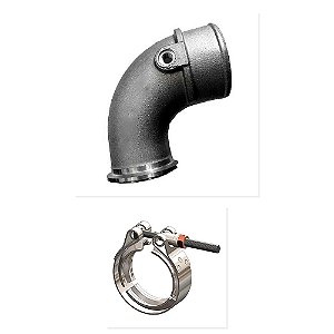 Kit Tubo Entrada Turbo Abraçadeira VW 13170 13190 15170 e Outros