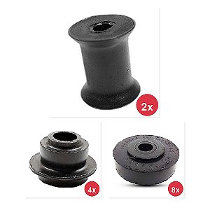 Kit Coxim Trava Bucha Fechadura Cabine VW 12140 12170 12180 e Outros