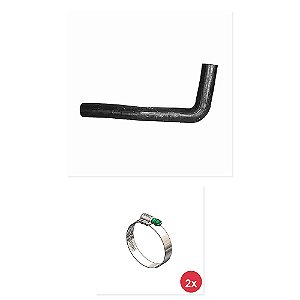 Kit Mangueira Inferior Radiador Abraçadeira Universal 1617 1622 1722 e Outros