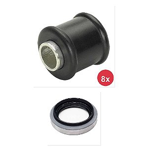 Kit Bucha Amortecedor Retentor Pinhão VW 2001 2002 2003 e Outros