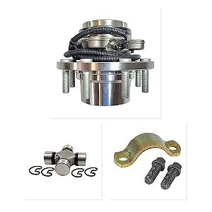 Kit Cubo Cruzeta Cardan F4000 Cargo 0809L 0812L e Outros