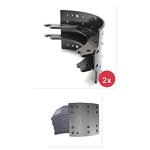 Kit Patim Lona Freio Traseiro VW 0815T 12140H 12140T e Outros