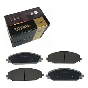 JOGO PASTILHA FREIO DIANTEIRO CERAMICA DODGE RAM 1500 REBEL V8 5.7 2019/