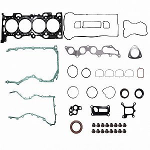 JOGO JUNTA SUPERIOR MOTOR DURATEC FLEX/GASOLINA RANGER FUSION 2.5 C/JTA CABEÇOTE ACO INOX C/RET