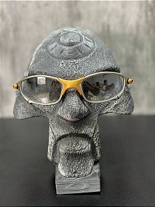 Juliet - Plasma Gold Cafe + Strap - Óculos de Sol Unissex UV400 Polarizado Lentes Policarbonato + Bag