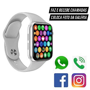 Relogio Smartwatch Feminino Masculino X10 Series 10 Para Android Samsung iPhone Faz Recebe Chamada