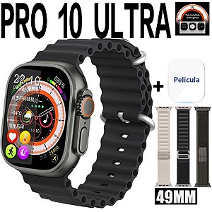 2025 Novo Pro 10 Smartwatch 1. 1 Tela Original Série 9 2.2 Polegadas Bluetooth À Prova 49mm NFC