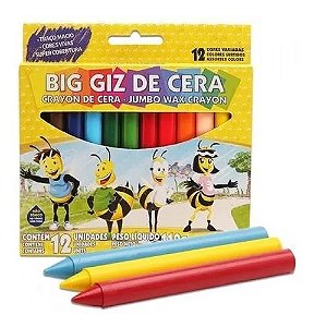 GIZ DE CERA BIG  12 CORES