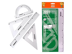 JOGO DE ESQUADRO LEOLEO