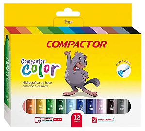 HIDROGRAFICA COMPACTOR COLOR 12 CORES