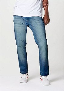 Calça Jeans Masculina Slim - Azul