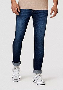 Calça Jeans Masculina Slim Ultra Comfort - Azul