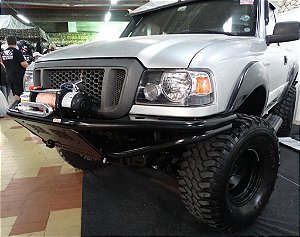 Para-Choque Tubular Dianteiro 2" Com Mesa De Guincho Lift 2" e 3" 1998/2005 Ford Ranger