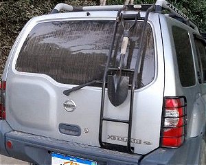 Escada Para Bagageiro Com Suporte e Pá Nissan Xterra