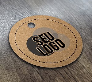 S Tag Kraft Colocamos Seu Logo com Cordão de Sisal