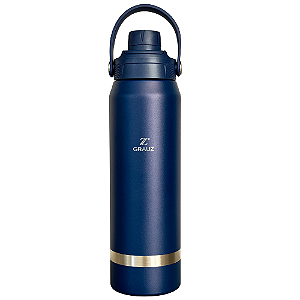 GARRAFA TÉRMICA GRAUZ AZUL MARINHO 750 ML