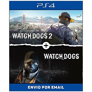 WATCH DOGS 1 E 2 - PS4 DIGITAL