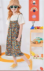 Vestido De Alcinha Botânico