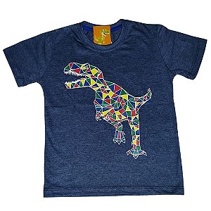 Blusa Dinossauro Gráfico - Estampa Brilha no Escuro