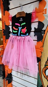 Conjunto Fantasia Halloween Menina