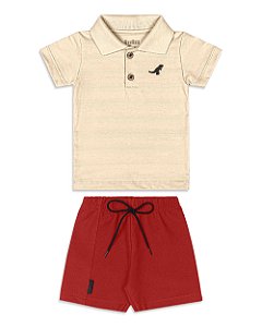 CONJ. DINO SARJADO RUSTI - BEBÊ