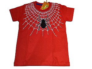 Blusa Homem Aranha Brilha no escuro