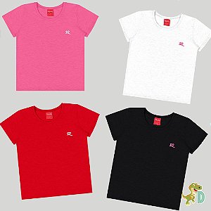Blusa Infantil Feminina Básica – Confrto e Versatilidade | Dinococois
